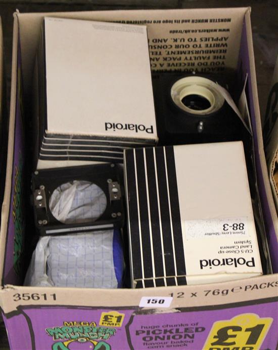 Polaroid camera & equipment for jewellery/miniature objects